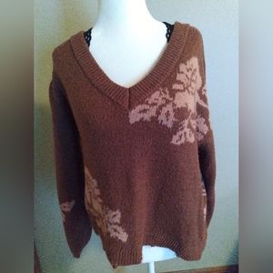 Maurices Cozy Floral Sweater